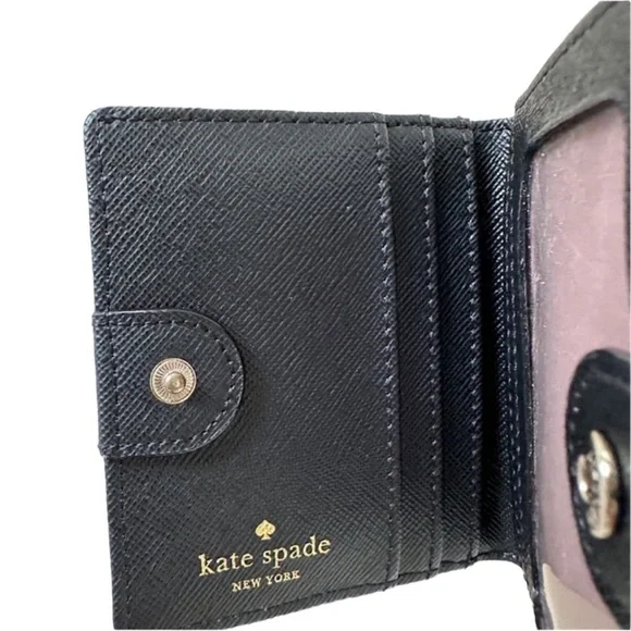 Kate Spade Mavis Rose Gold Glitter Wallet - Picture 9 of 12